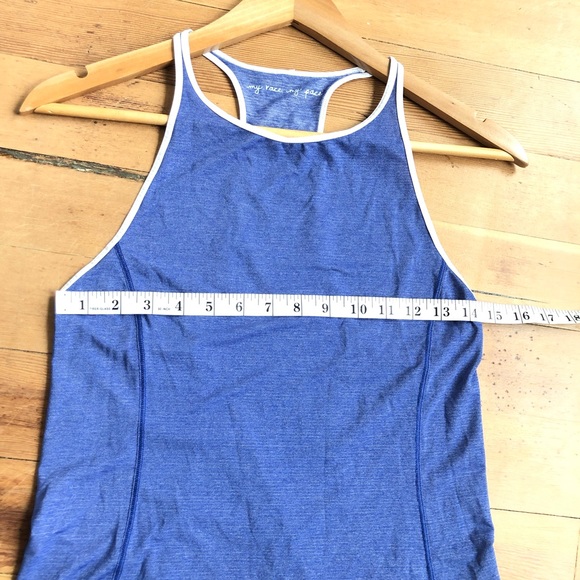 Lululemon Time To Sweat Racerback Tank Top My Race My Pace Running Sz 6 - Picture 9 of 12